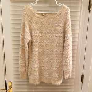 NEVER WORN. Mirumi Sequin Faux Fur Women’s Sweater